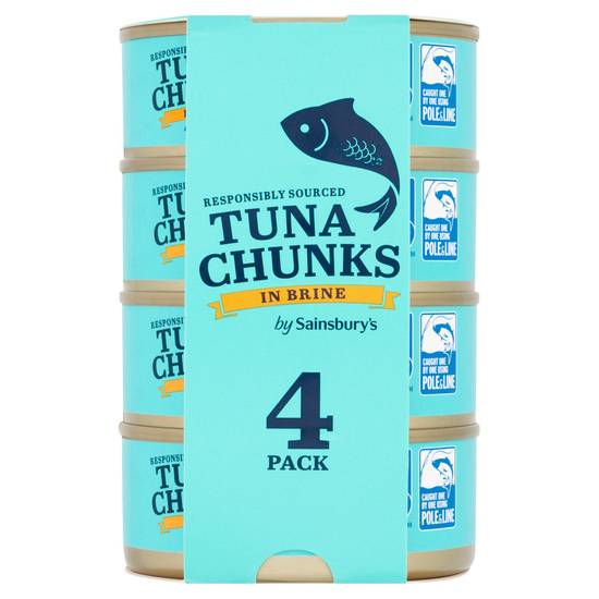Sainsbury's Tuna in Brine 4x160g