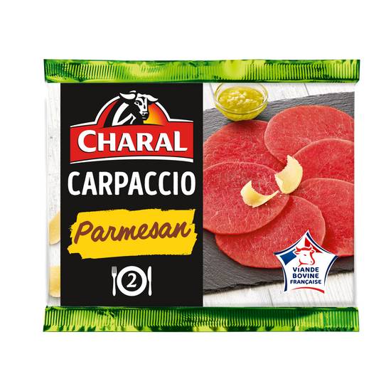 Charal - Carpaccio parmesan au bœuf marinade (2 pièces)