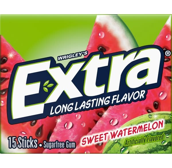 Extra® Sweet Watermelon Sugarfree Gum - 15 Sticks