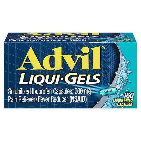 Advil Liqui-Gels Ibuprofen Pain Reliever/ Fever Reducer - 160.0 ea