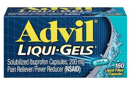 Advil Liqui-Gels Ibuprofen Pain Reliever/ Fever Reducer - 160.0 ea