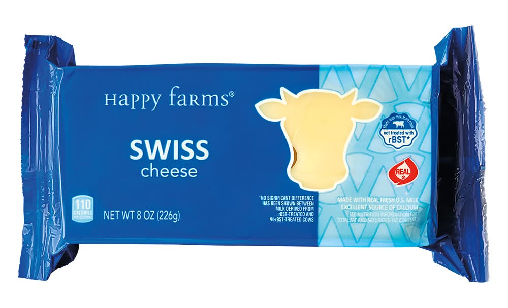 Happy Farms Swiss Cheese Block (8 oz)
