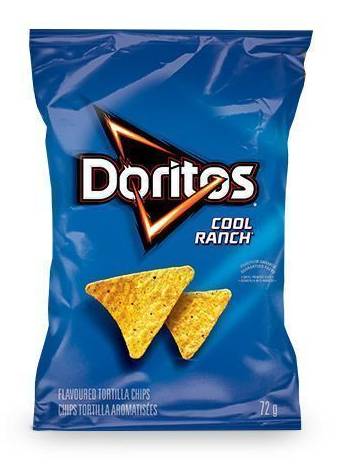 Doritos Tortilla Chips, Cool Ranch (72 g)
