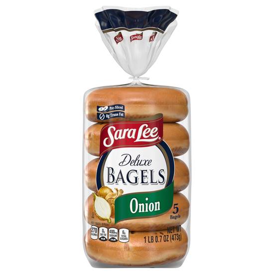 Sara Lee Onion Deluxe Bagels (6 ct)