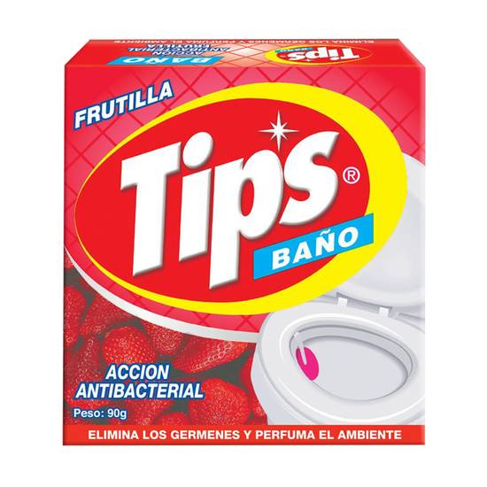 Pastilla Baño Antibacterial Frutilla Tips 90 Gr