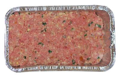 Beef Meat Loaf Oven Ready Seasoned - 1 Lb