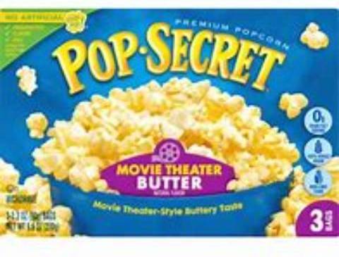 Pop Secret Popcorn Theater Butter 3 Count