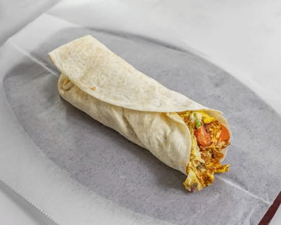 Vegetables Omelette Wrap