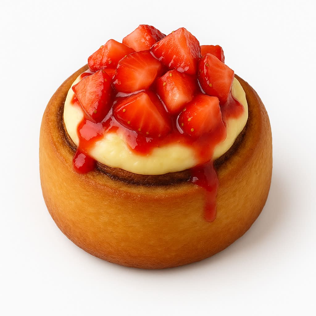 Cinnamon Fraise Custard