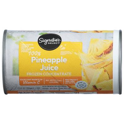 Signature Select 100% Pineapple Juice Concentrate 12 Fluid Ounce - 12 Fz