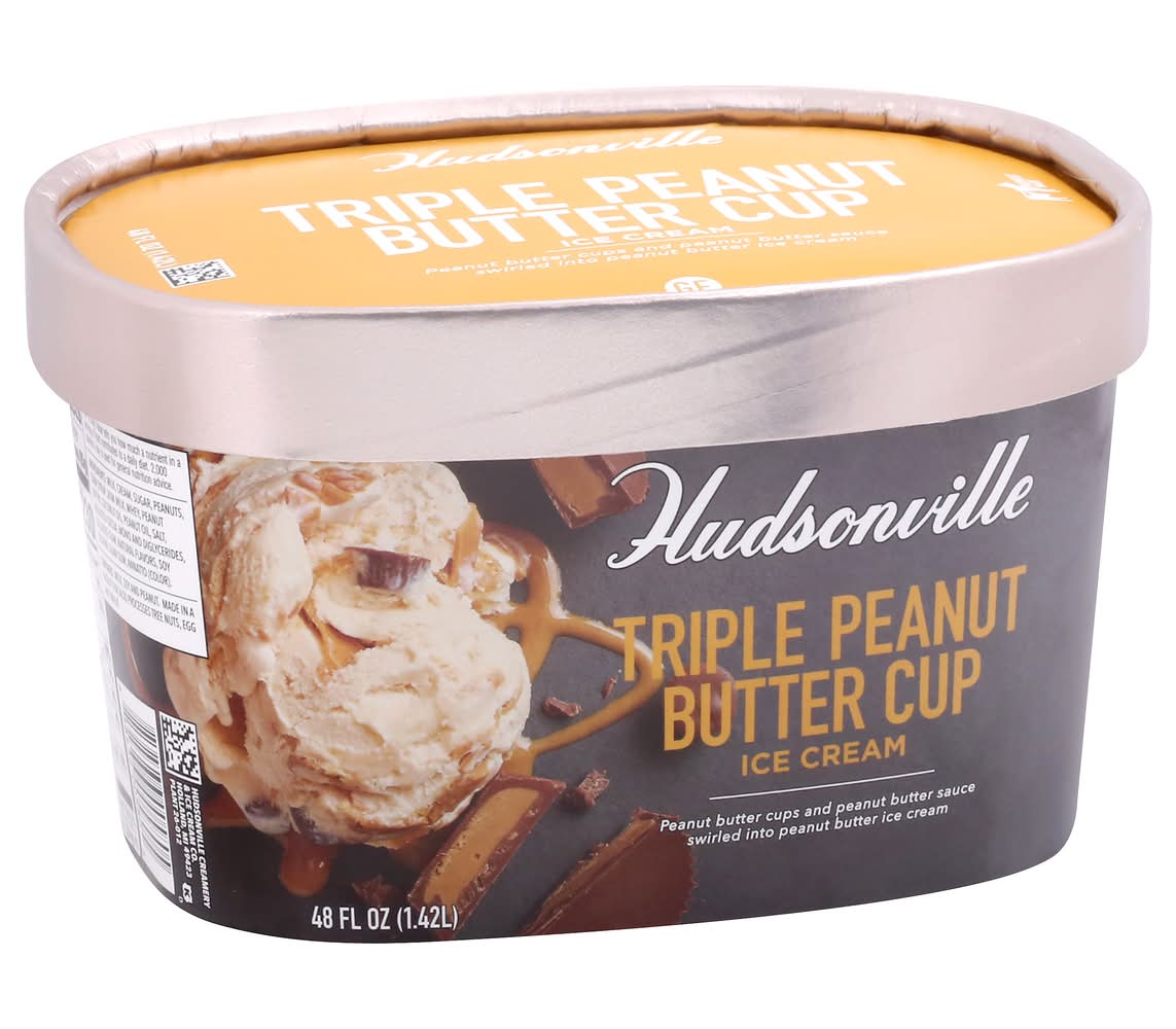 Hudsonville Triple Peanut Butter Cup Ice Cream (48 fl oz)