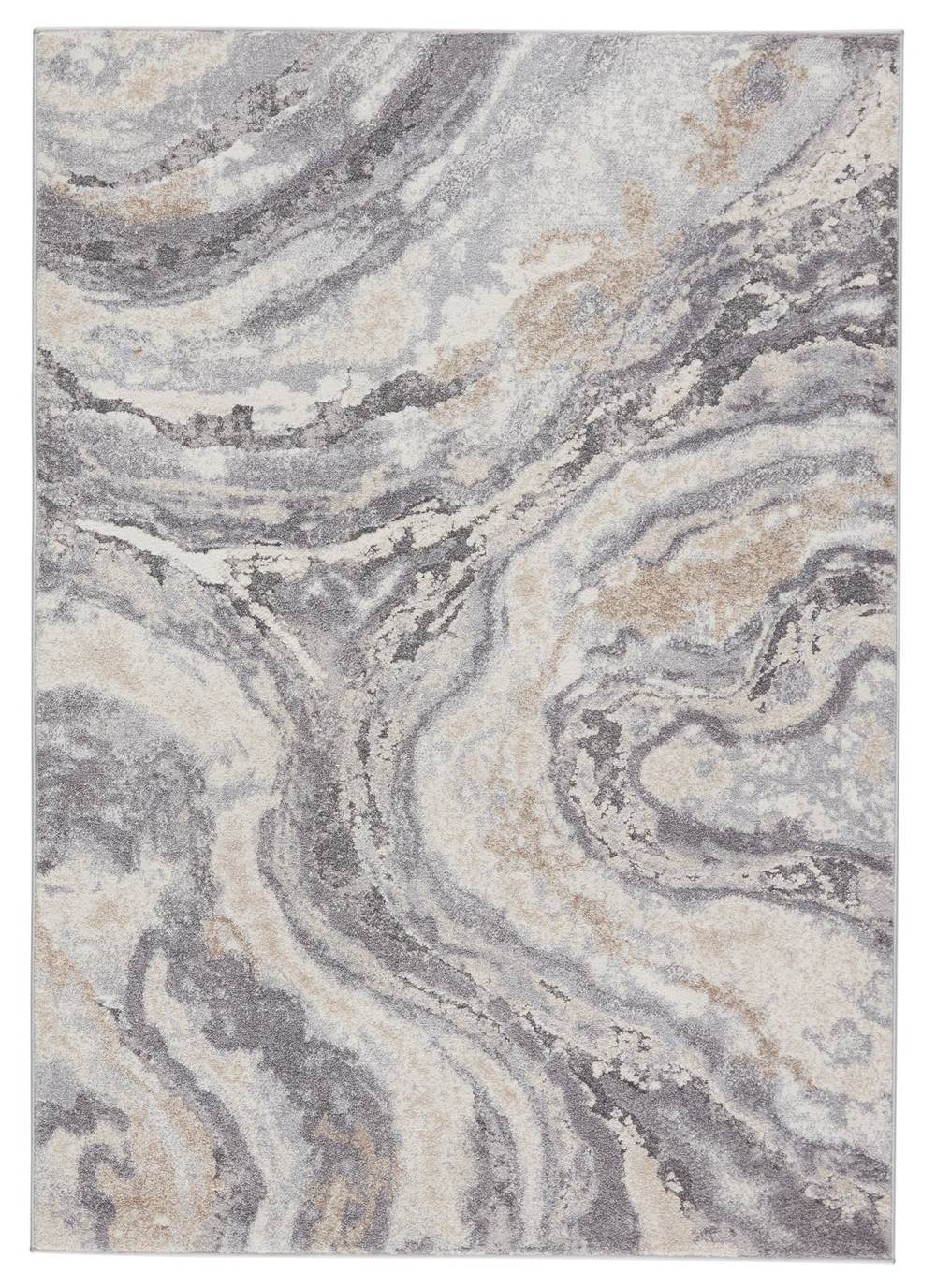 Origin 21 5 X 7 (ft) Gray Indoor Abstract Area Rug | LOW000003