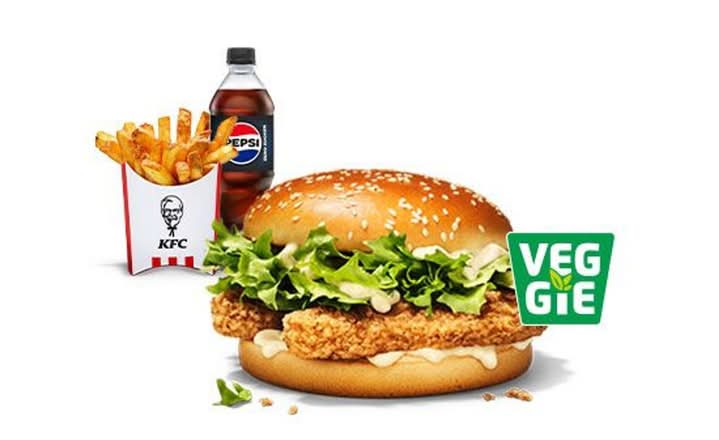 Classic Veggie Burger Menü