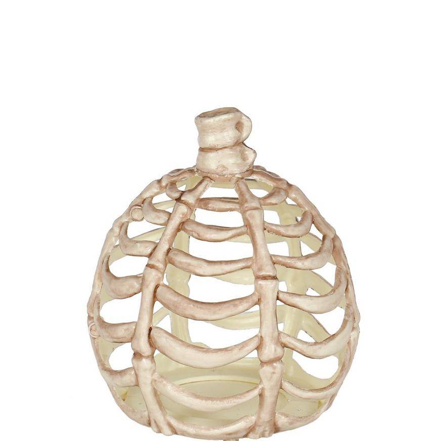 Small Bone Plastic Pumpkin, 6in