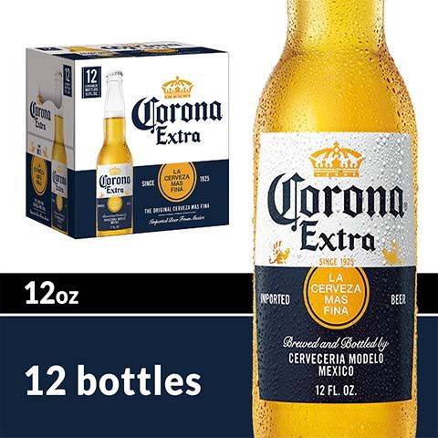 Corona Extra Beer 12 Pack 12oz Bottle