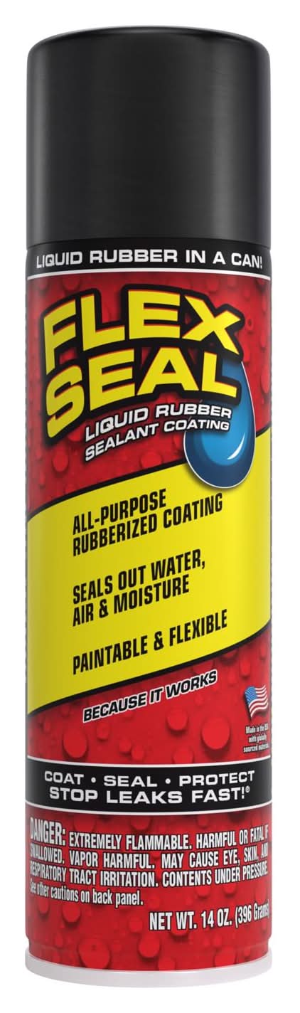Flex Seal Family Of Products Flex Seal Black Rubber Spray Sealant 14 Oz