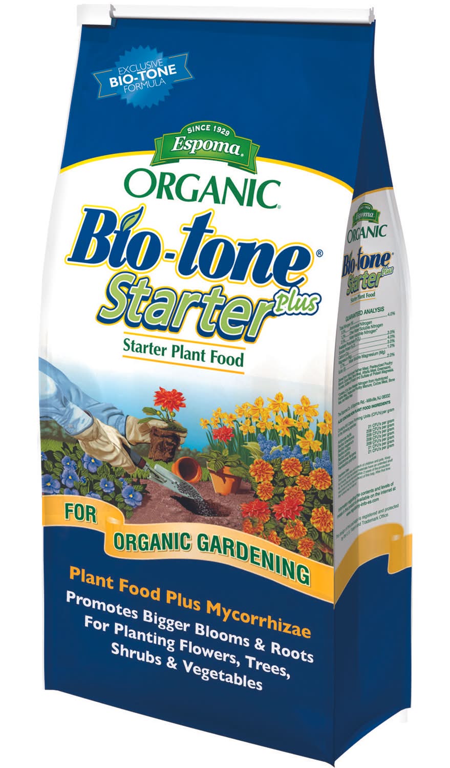 Espoma Bio-Tone Starter Plus Organic Granules Plant Food 4 Lb