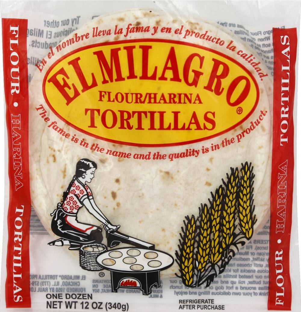 El Milagro Flour Tortillas (12 oz)