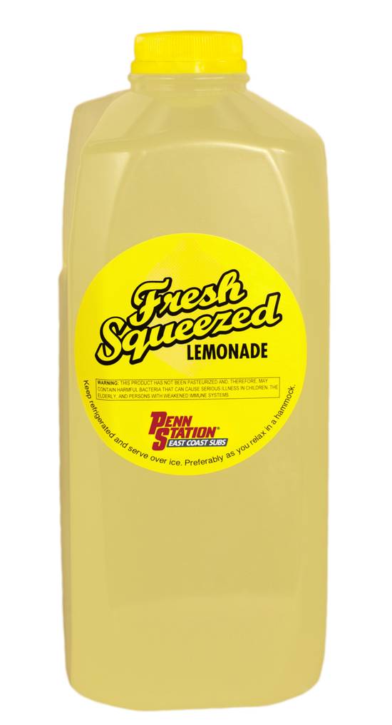 Order Half Gallon Fresh-Squeezed Lemonade food online from Penn Station store, West Chester on bringmethat.com