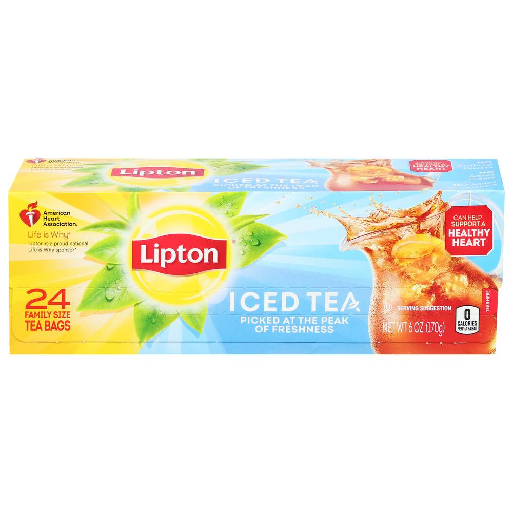 Lipton 100% Natural Iced Tea Bags (6 oz)