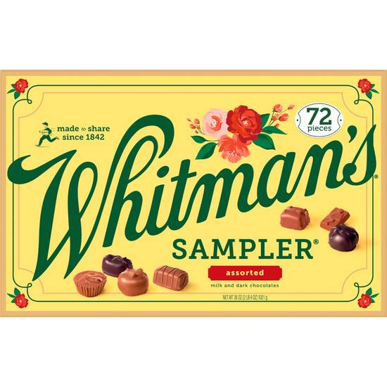 Order Whitman's Assorted WOW Sampler Box, 36oz - 72 ct food online from Rite Aid store, Costa Mesa on bringmethat.com