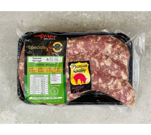 Braza Toscana Sausages Per Kg