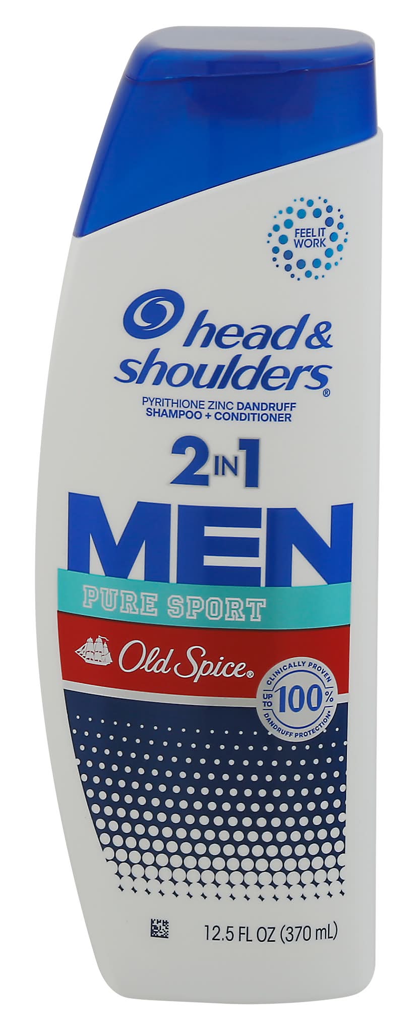 Head & Shoulders Old Spice Men 2 in 1 Pure Sport Shampoo + Conditioner (12.5 fl oz)