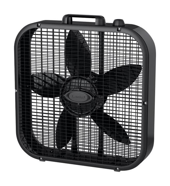 Lasko 21-3/4 In. H X 20 In. D 3 Speed Box Fan