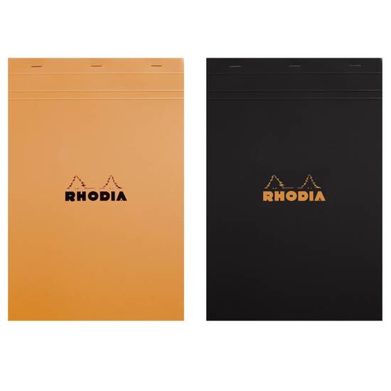 Rhodia - Bloc notes non perforé 210 x 297 mm, 160 pages 5x5 papier