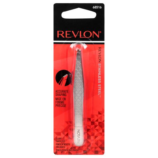 Revlon Stainless Steel Slant Tweezer (1 tweezer)