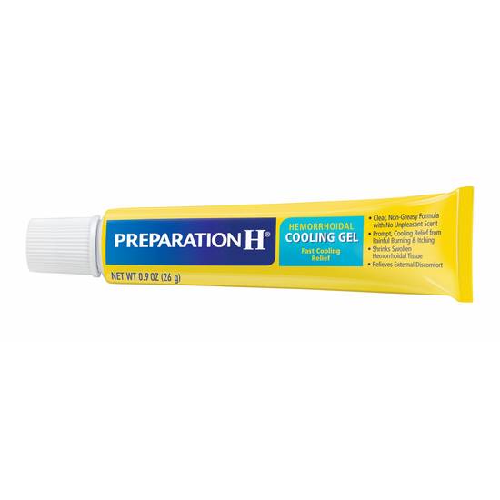 Preparation H Fast Discomfort Relief Hemorrhoid Symptom Treatment Cooling Gel with Vitamin E and Aloe (0.9 oz)