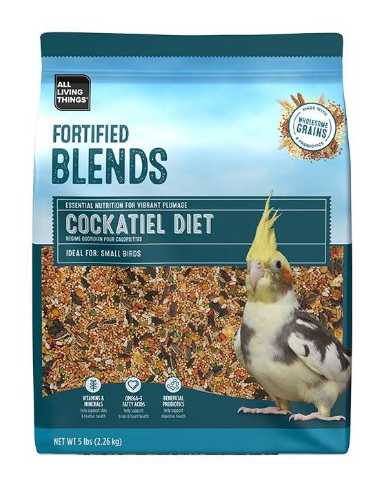 PetSmart All Living Things Cockatiel Seed Food For Birds (80 oz)