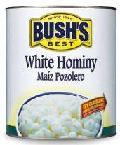 Bush's White Hominy - #10 can