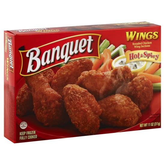 Banquet Bone-In Chicken Wings (hot-spicy )