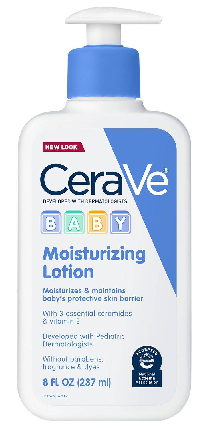 Cerave Baby Moisturizing Cream Lotion, Moisturizes And Protects Skin