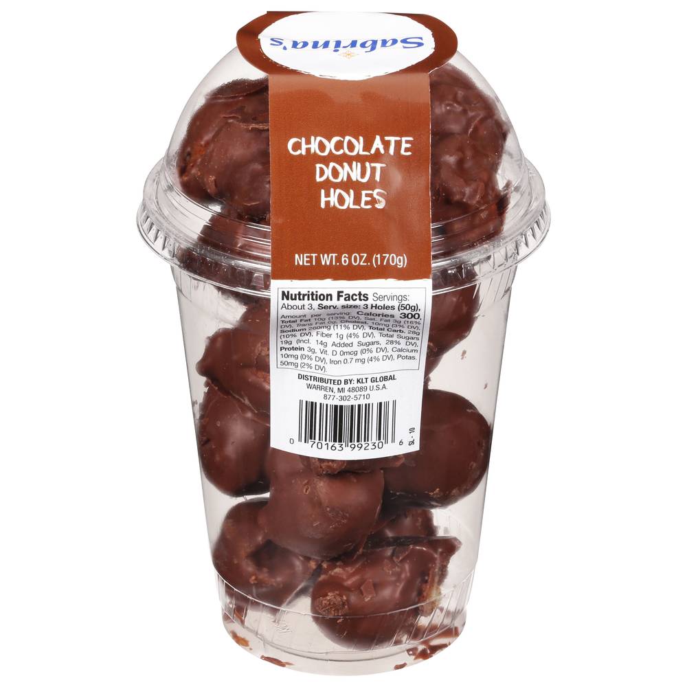 Sabrina's Chocolate Donut Holes