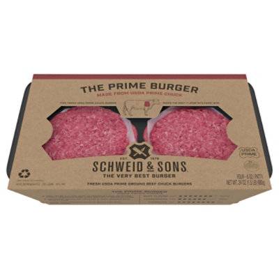 Schweid & Sons Prime Burger - 21.2 Oz