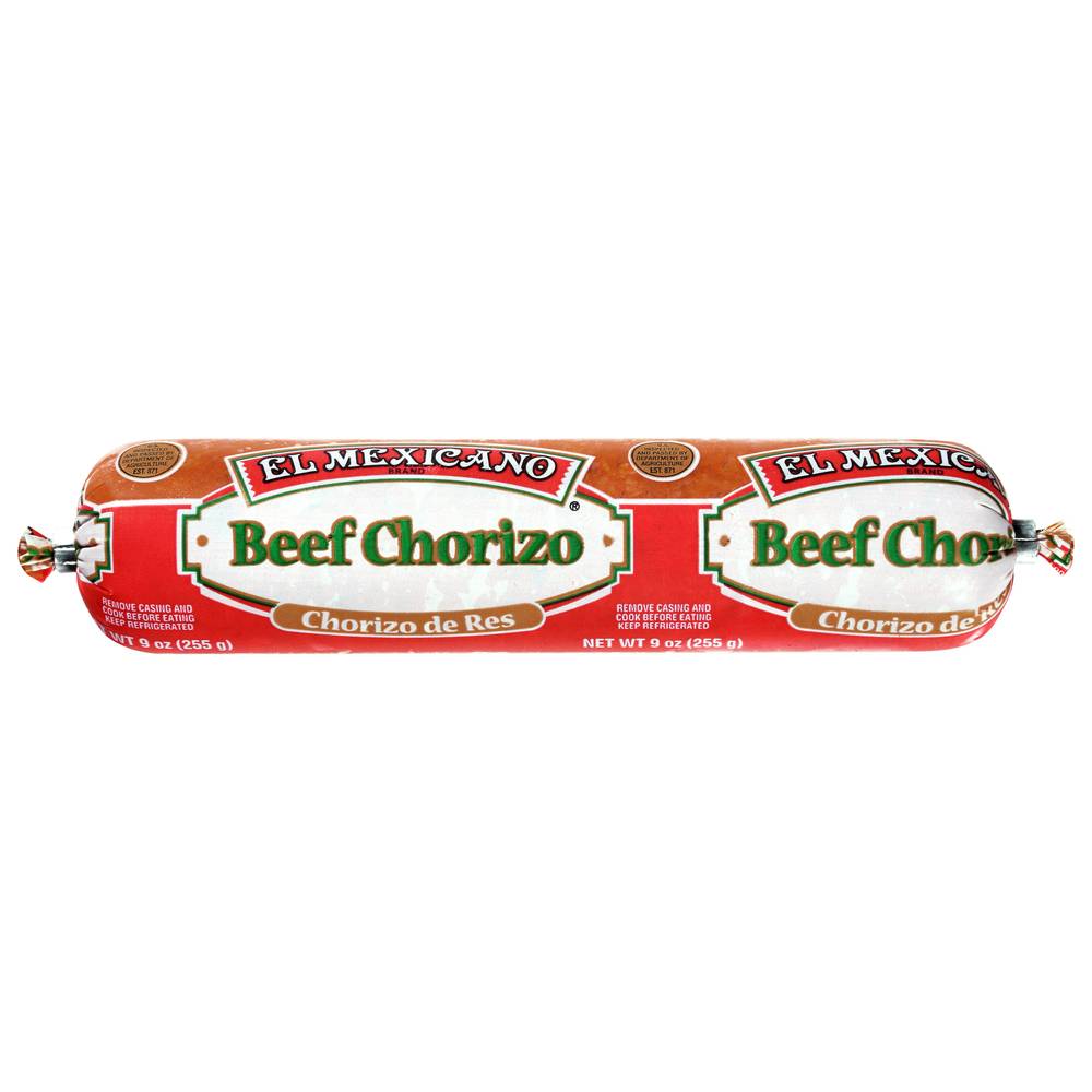 El Mexicano Beef Chorizo (9 oz)