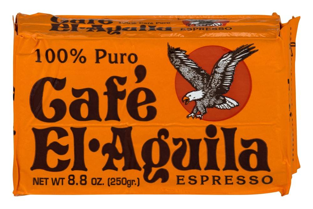Café El Aguila 100% Pure Espresso Coffee (8.8 oz)