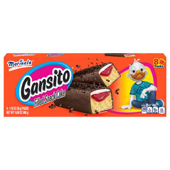 Marinela Gansito Filled Snack Cake (8 ct)