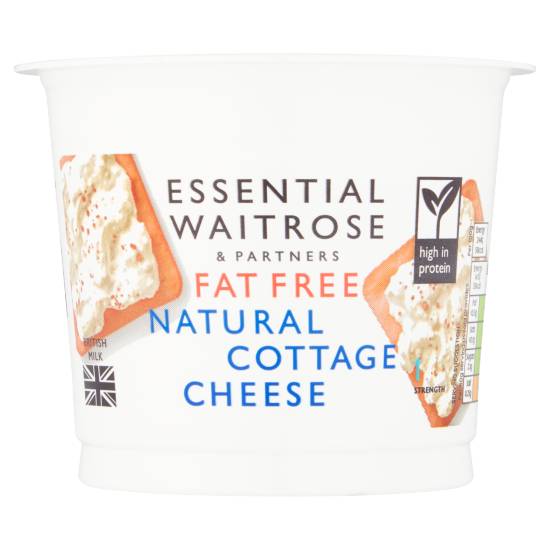 Waitrose Essential Fat Free Natural Cottage Cheese