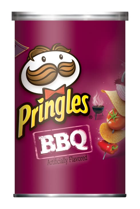 Pringles Bbq Potato Chips 2.5 Oz Boxed