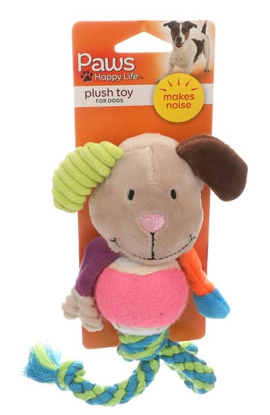 Paws Happy Life Plush Monkey Dog Toy