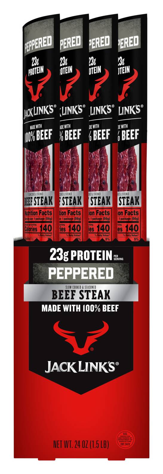 Jack Link's Beef Steak, Beef (2 oz, 12 ct)