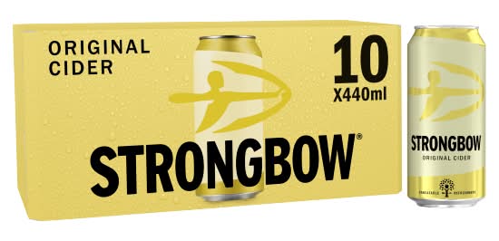 Strongbow Apple, Original Cider (10 x 440ml)
