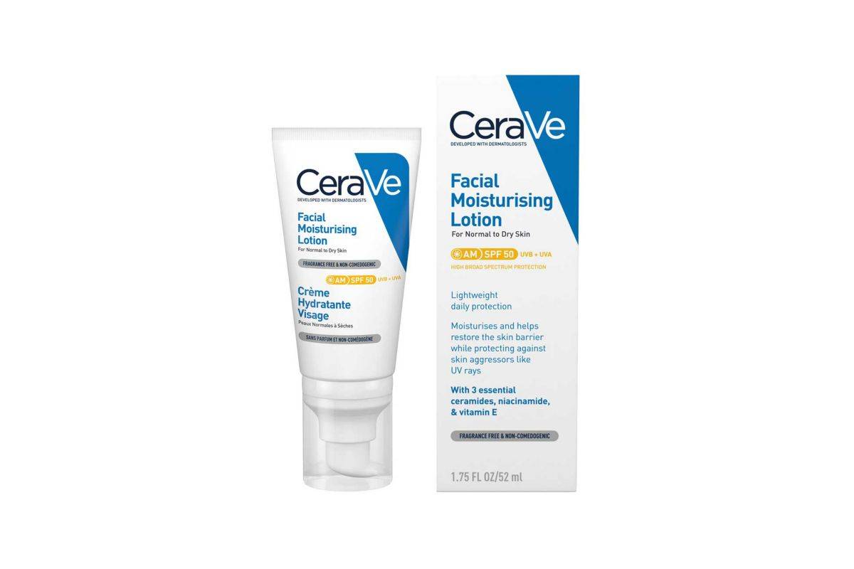 CeraVe AM Facial Moisturising Lotion SPF50 Normal/Dry Skin 50ml