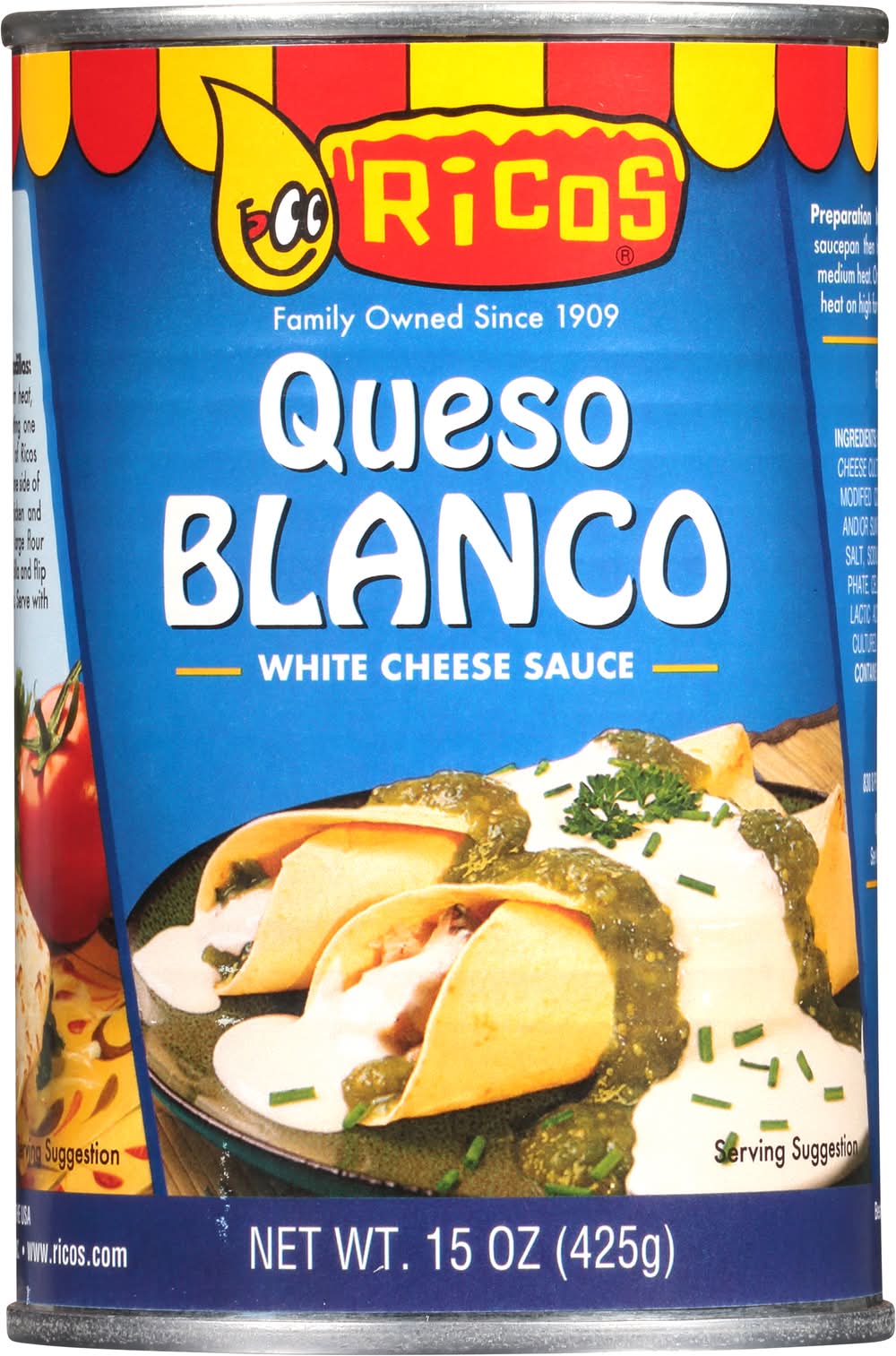 Ricos Queso Blanco White Cheese Sauce (15 oz)