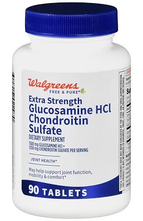 Walgreens Glucosamine Hcl Chondroitin Sulfate Tablets Extra Strength (5.92 oz)