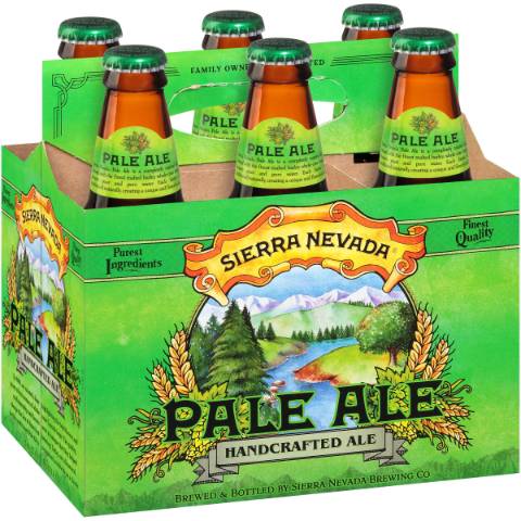 Sierra Nevada Pale Ale 6 Pack 12oz Bottle