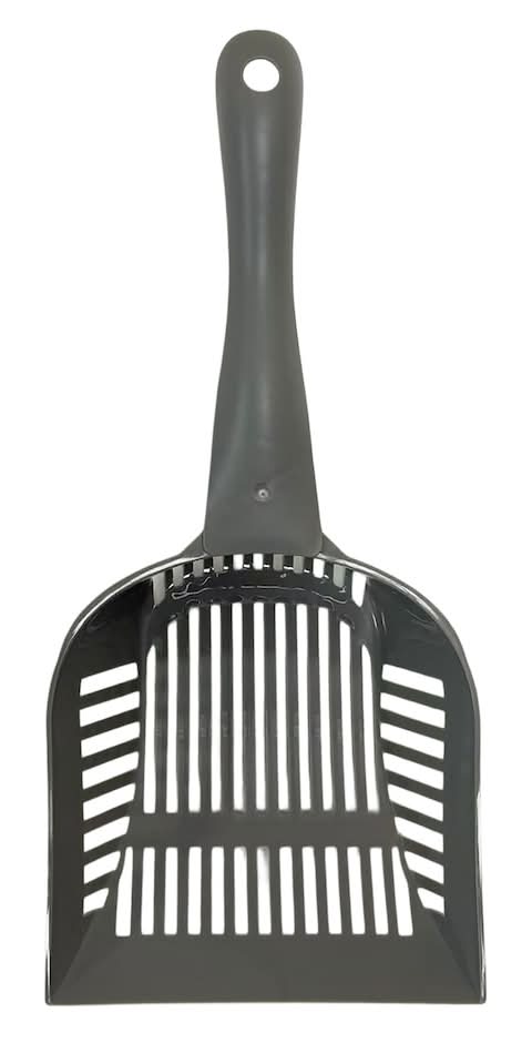 Greenbrier Kennel Club Pet Litter Scoop, 13 in, Grey